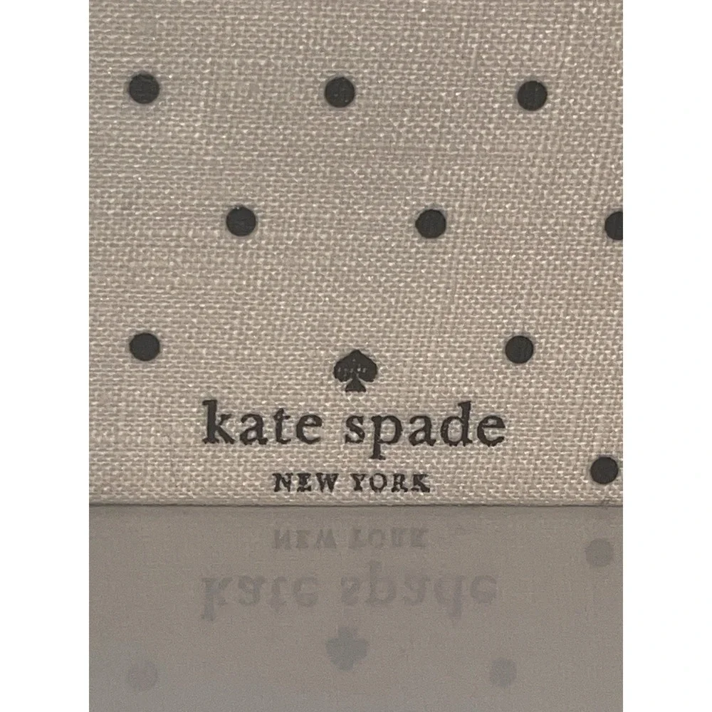 Kate Spade White Small Album Big Picture 4 x‎ 6 Photo Album Black Polka Dots
